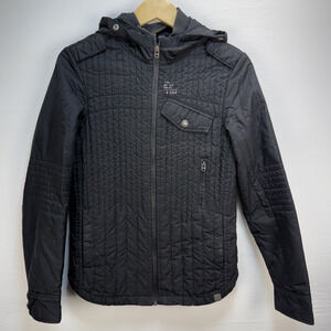 G Star Raw Type Gs - R33 Raw - 01 Military Jacket Size S Black Hooded Quilted